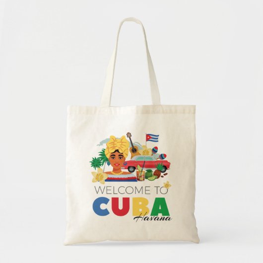 Cuba Havana Tote Bag (Voorkant)