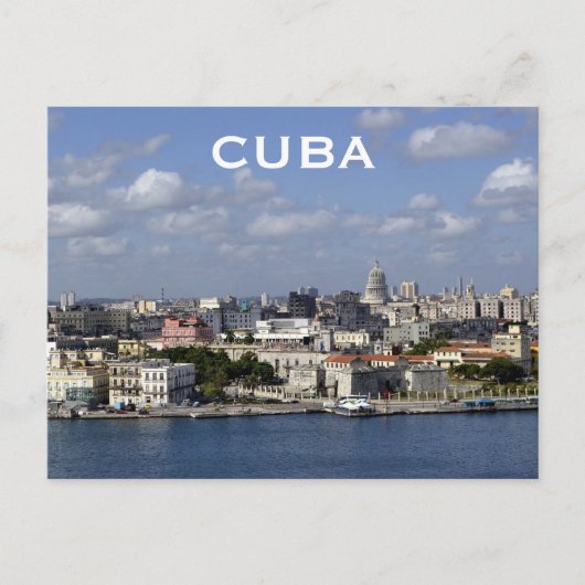 Cuba Havana Vintage Travel Toerisme Briefkaart (Voorkant)