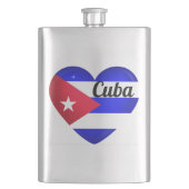 Cuba Heart Flag Flacon (Voorkant)
