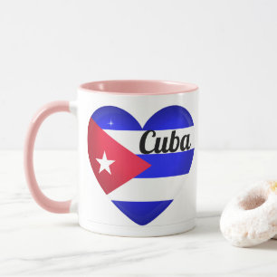 Cuba Heart Flag Mok