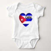 Cuba Heart Flag Romper (Voorkant)