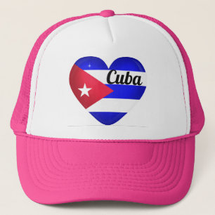 Cuba Heart Flag Trucker Pet