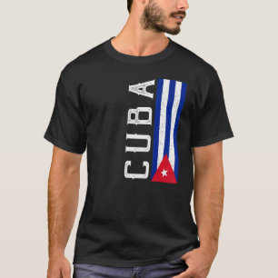 Cuba Heritage Pride Country Support Cubaanse vlag T-shirt