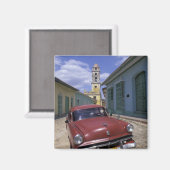 Cuba, het oude koloniale dorp Trinidad. Magneet (Voorkant / Achterkant)