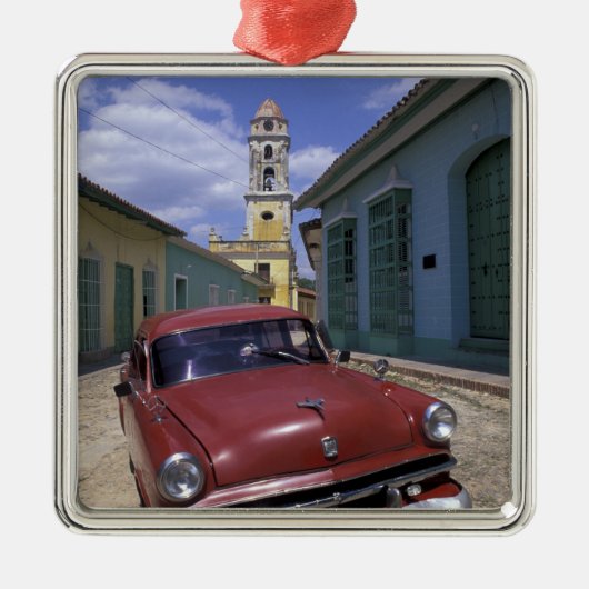 Cuba, het oude koloniale dorp Trinidad. Metalen Ornament (Voorkant)