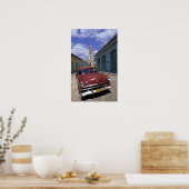 Cuba, het oude koloniale dorp Trinidad. Poster (Keuken)