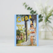 CUBA HOLIDAY ISLAND VAN DE TROPICS BRIEFKAART (Staand voorkant)