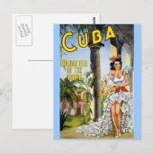 CUBA HOLIDAY ISLAND VAN DE TROPICS BRIEFKAART (Voorkant / Achterkant)