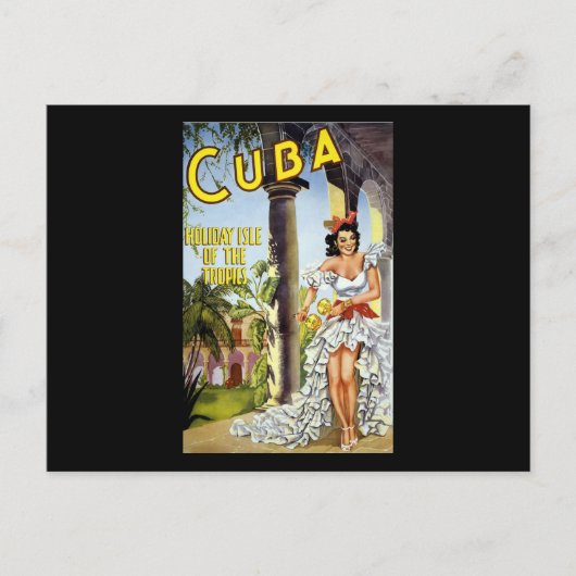 Cuba Holiday Isle of the Tropics Briefkaart (Voorkant)