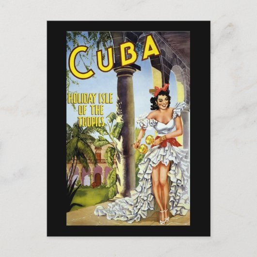Cuba Holiday Isle of the Tropics Briefkaart (Voorkant)
