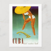  Cuba Ideal Vacation Land Briefkaart (Voorkant)