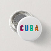 Cuba, ik hou van Cuba Ronde Button 3,2 Cm (Voorkant /achterkant)