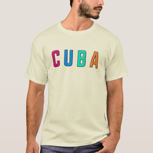 Cuba, ik hou van Cuba T-shirt (Voorkant)