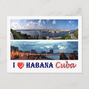 Cuba - Ik hou van Havana - Briefkaart