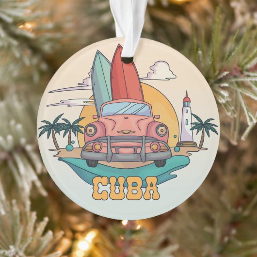 Cuba-illustratie Ornament (Boom)