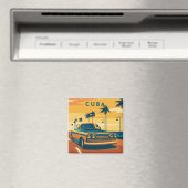 Cuba Illustration Magnet (Insitu (Vaatwasser))