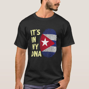 Cuba in mijn dna Cubaanse vlaggenteam Cuba 1 T-shirt