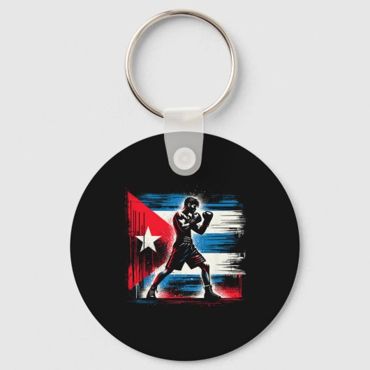 Cuba Independence Patriot Cubaanse vlag Pride Cuba Sleutelhanger (Voorkant)