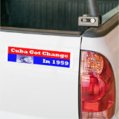 Cuba is in 1959 veranderd bumpersticker (Op Truck)