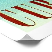 Cuba, Isle, bikini-meisje in groot geel pet,  Poster (Hoek)