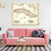 Cuba, Jamaica en Puerto Rico Canvas Afdruk (Insitu (Woonkamer))