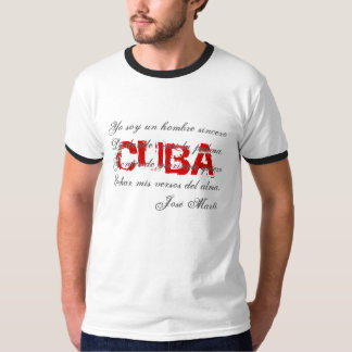 Cuba Jose Marti poëzie T-shirt 3