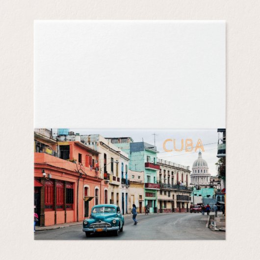 Cuba Kaart (Buitenkant ongevouwen)