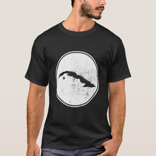 Cuba Kaart  Cubaan T-shirt (Voorkant)