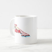 Cuba-kaart Koffiemok (Voorkant links)