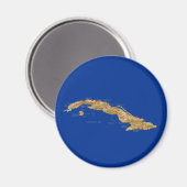 Cuba Kaart Magneet (Voorkant / Achterkant)