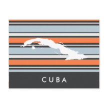 Cuba-kaart: Moderne strepen