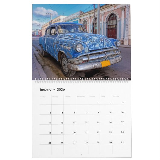 Cuba Kalender 2025 (Jan 2026)