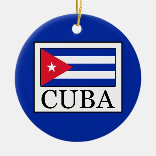 Cuba Keramisch Ornament (Voorkant)