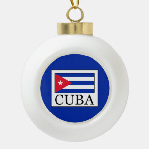 Cuba Keramische Bal Ornament