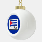 Cuba Keramische Bal Ornament (Rechts)