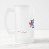 Cuba klassiek kleurrijk matglas bierpul (Links)
