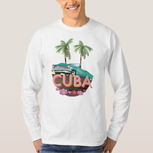 Cuba Klassieke Auto logo Reuzen Koffiemok T-shirt
