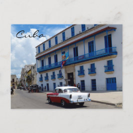 Cuba Klassieke Kar Colorful Architecture Briefkaart