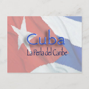 CUBA - La Perla del Caribe Briefkaart
