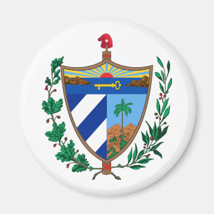 Cuba land wapen wapenschild symbool embleem vlag magneet
