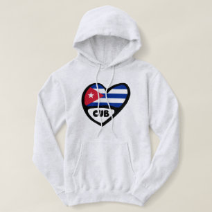 Cuba-landcode Vlaggenkop, CUB Hoodie