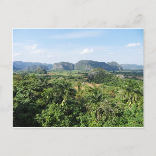 Cuba-landschap Briefkaart (Voorkant)