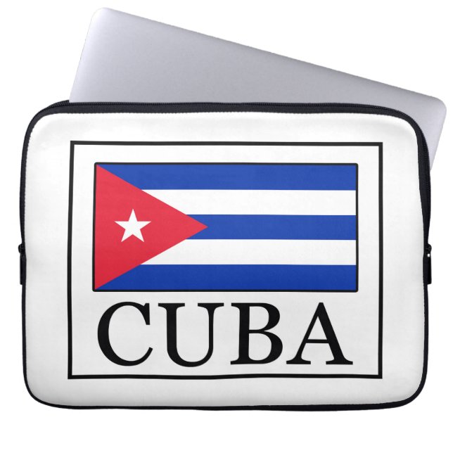 Cuba Laptop Sleeve (Voorkant)