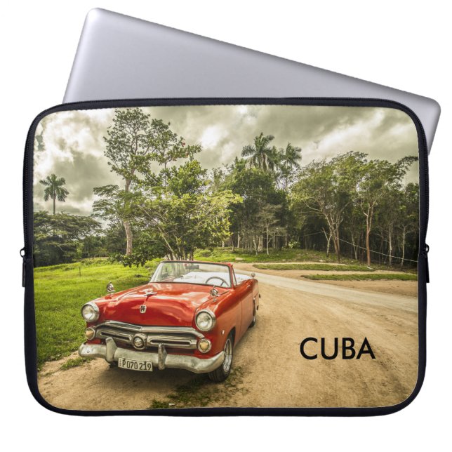Cuba Laptop Sleeve (Voorkant)