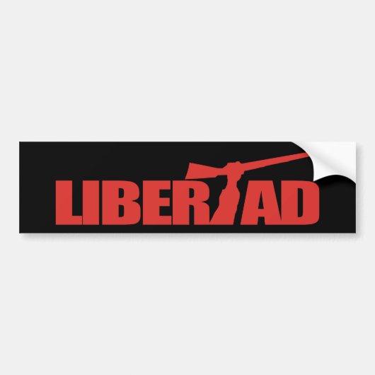 Cuba - Libertad Bumpersticker (Voorkant)
