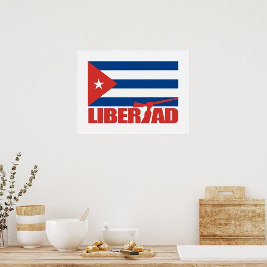Cuba - Libertad Poster (Keuken)