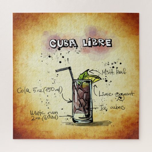 Cuba Libre 01 Legpuzzel (Verticaal)
