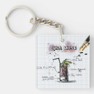 Cuba Libre Acrylic Sleutelhanger