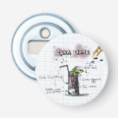 Cuba Libre Button Flesopener (Voorkant)