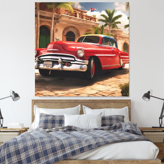 Cuba Libre! Canvas Afdruk (Insitu (Slaapkamer))
